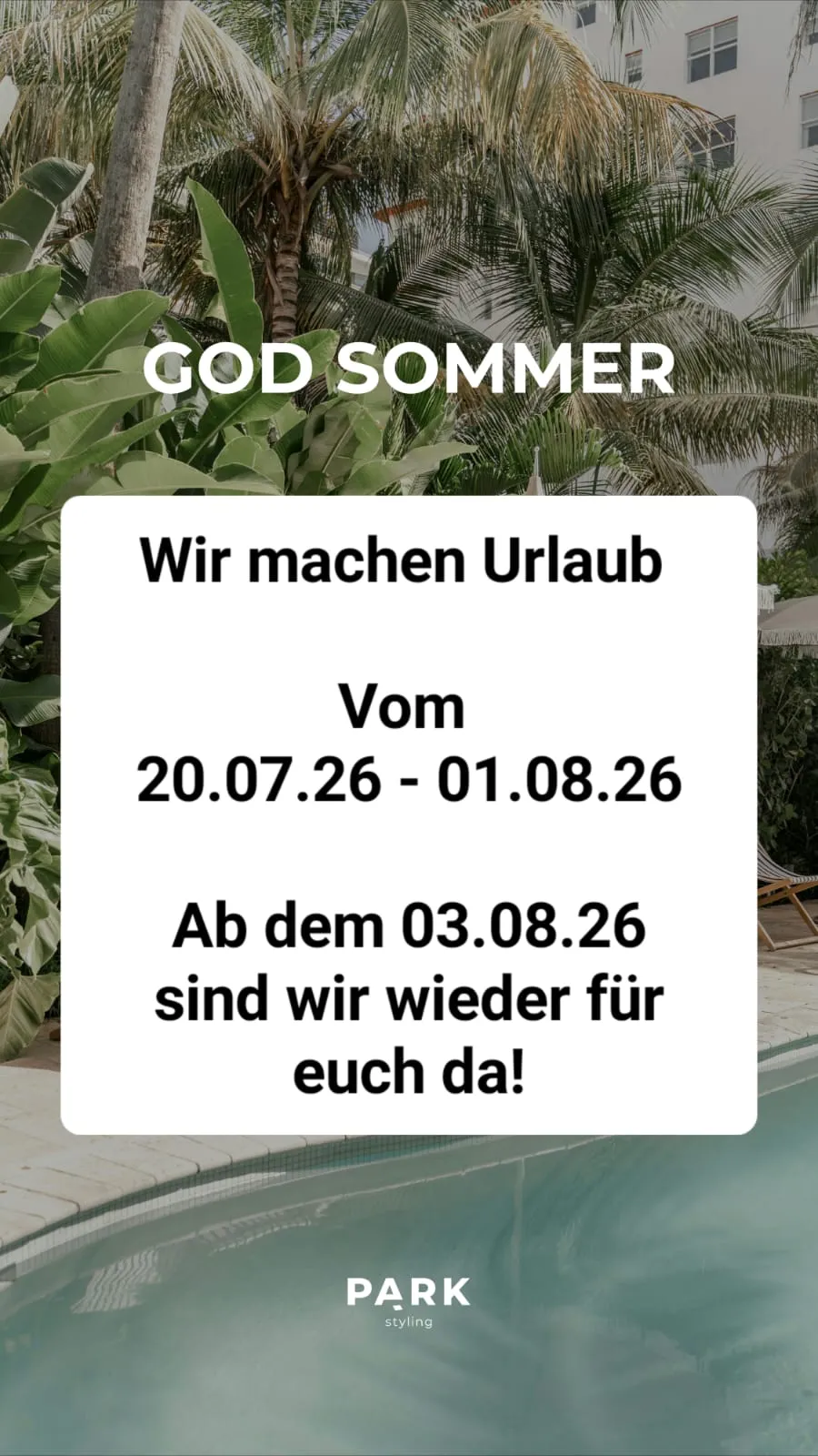 Urlaub 2026